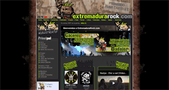 Desktop Screenshot of extremadurarock.com